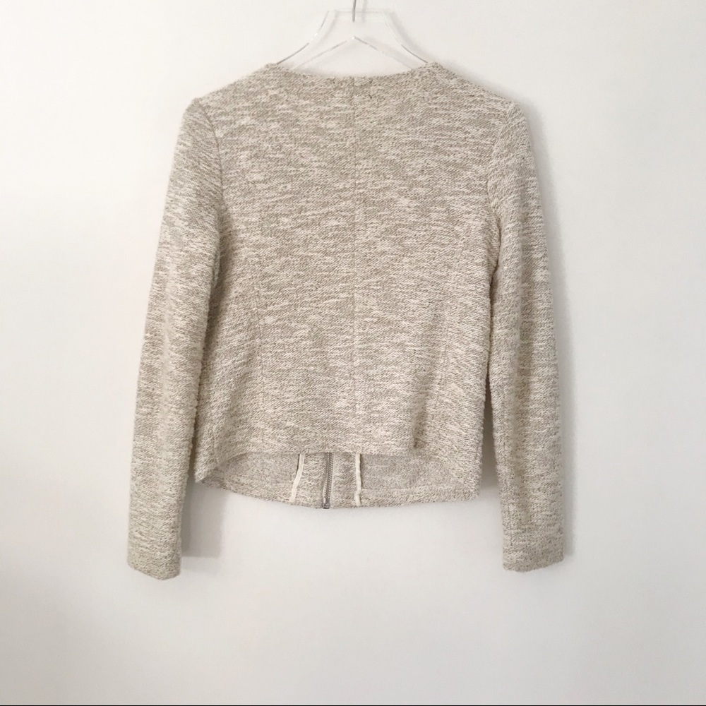 LOFT Lou & Grey Tan Shimmer Jacket Size Small - Picture 6 of 8